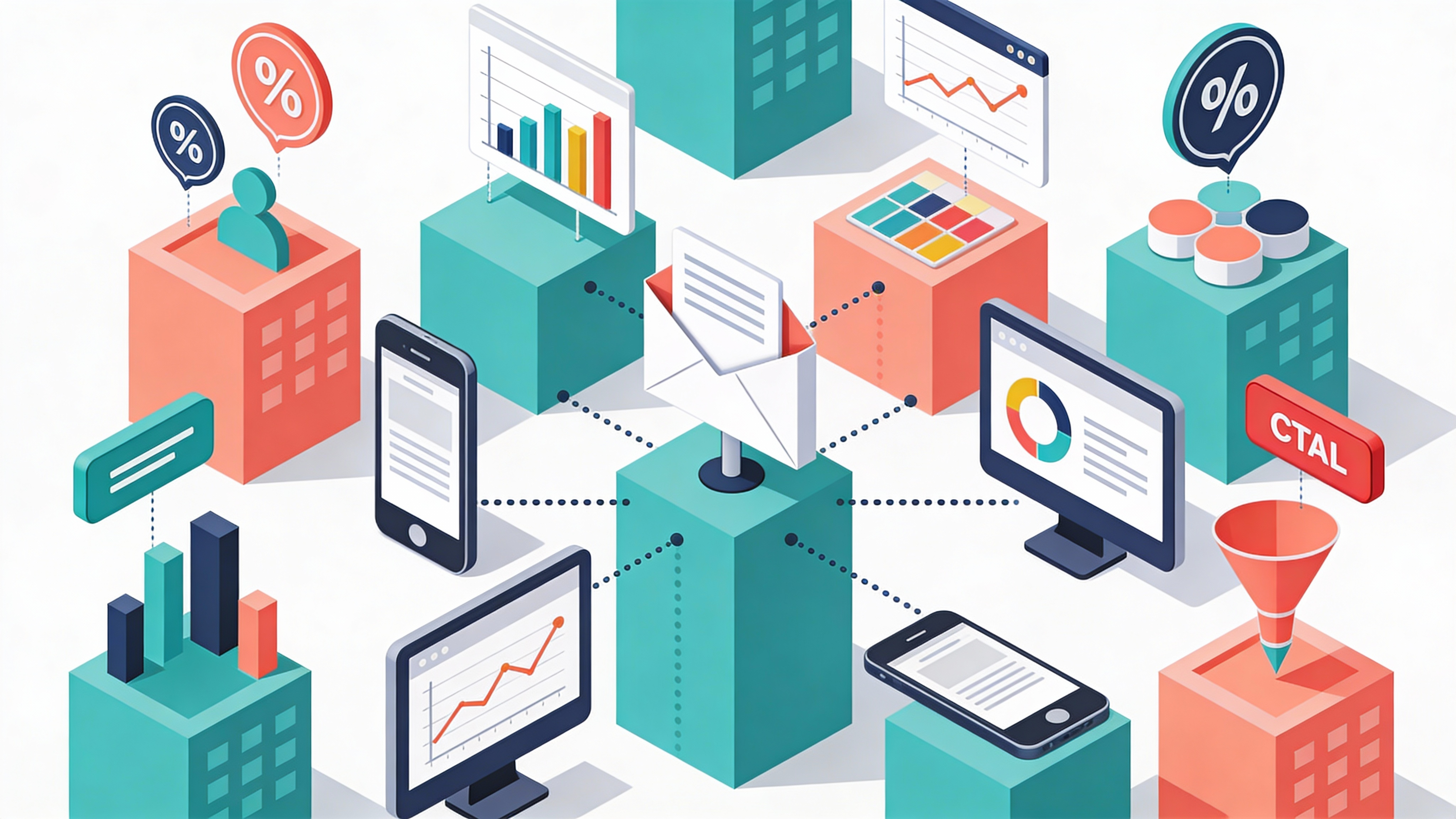 Email automation agency that analyzes email campaigns, SaaS systems, and telephone scripts to boost your business success.